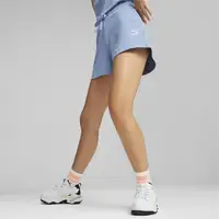 在飛比找momo購物網優惠-【PUMA】短褲 女款 運動褲 歐規 藍 62425420