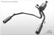Duplex Complete System from Cat Toyota Land Cruiser J12 3-türig 1x100mm Round