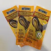 3 Pairs HotHands Insole Foot Warmers with Adhesive 2 Per Pack Up to 9 Hours