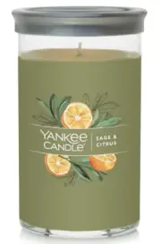 Yankee Candle Sage and Citrus 14.25oz - citrus, geranium, lavender, patchouli
