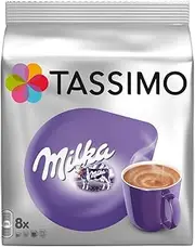 TASSIMO Milka Hot Chocolate 8 T DISCs (Pack of 5, Total 40 T DISCs) 40 Servings