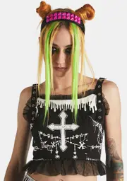 [Dolls Kill x Broken Brainz] Sending Prayerz Corset Top