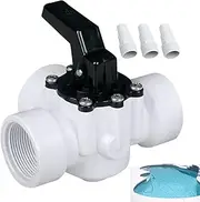 Swimming Pool Backflow Backflow Valve | 3 Port Water Replacement Kit for Spa, Hot Springs, Garden and Backyard