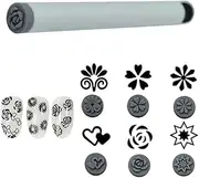 Nail Stamps for Manicure - Portable Replaceable Instant Nail Design Stamp | Lightweight Manicure Supplies for Adults Beginners Enthusiasts Professionals