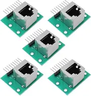 SING F LTD 5Pcs RJ45 Connector Breakout Board 8-pin Network Port Adapter Test Board for Home or Office Network System Vertical Socket