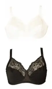 CHANTELLE women's pre-shaped bra without underwire with lace cup article 3375
