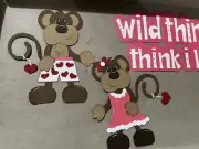 Handmade Paper Piecing Wild Thing I Think I Love You Scrapbook Monkeys