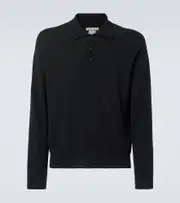 [The Row] The Row Judi cashmere polo sweater AU 90 black