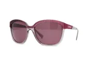 Diesel Women's Sunglasses DS0222 7I2 Plum Crystal 58mm Red Lens NEW!