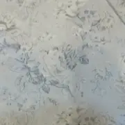 Quilting Back Fabric 104" WIDE Light Blue Gray Floral Eleanor Burns Designed