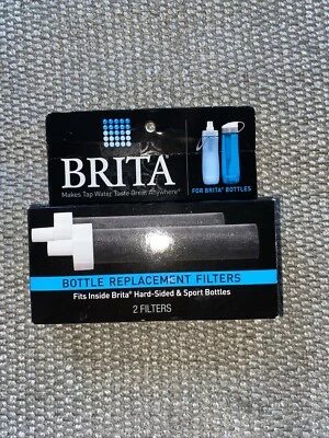 BRITA Replacement Bottle Filters, 2 Filters in box EDW10