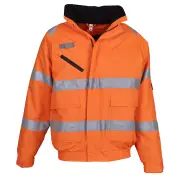 Yoko Mens Fontaine Hi-Vis Jacket (Orange) - RW8162