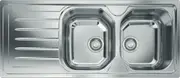 Franke Ondaline Double Bowl Sink with Drainer