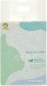 Tofu Cat Litter | Green Tea | 2.7 KG 6L | Flushable - Direct to Toilet | Natural