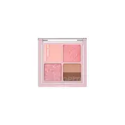 peripera - Ink Pocket Shadow Palette (Soft Berry Edition) - 1.6 g x 3, 1.3 g x 1 - 07 Spring Strawberries In The Sun