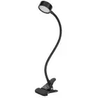 USB Desk Lamp 360° Angle Adjustable Clip On Gooseneck Reading Light For GH