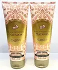 Bath & Body Works PEACH PROSECCO MACAROON Hydration Body Cream 8oz Lot of 2