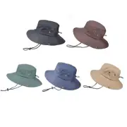 Men SunHats UvProtection Hiking Hat Men Panama Hat SunProtection Fishing Hat