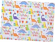 Anneome Pcs Gilt Wrapping Paper for Diy Packaging Paper Dinosaur Flamingo Patterns