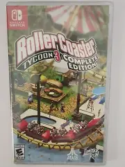 RollerCoaster Tycoon 3 Complete Edition Switch Brand New Game Special (2020)