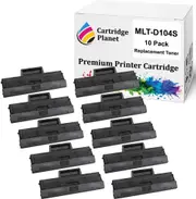 10-Pack Compatible Toner Cartridge for Samsung MLT-D104S MLTD104S SU748A (1500 Pages) for Samsung ML1660 ML1665 ML1670 ML1860 ML1865W SCX3200