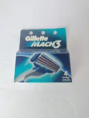 Gillette Mach3 Razor Blade Refills, 4 Cartridges
