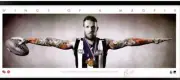 AFL Dane Swan Mini Wings Collingwood Magpies FC Official Print Pendlebury Degoey