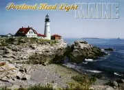 *Maine Postcard-"The Historic Portland Tower Light" @ Cape Elizabeth- {RB35}-