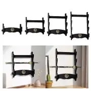 Sword Stand Classical Multipurpose Sword and Flute Rack for Room Office Home