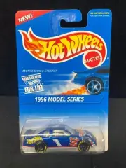 Hot Wheels Sealed Card MOC 1996 MODEL SERIES MONTE CARLO STOCKER BLUE #440