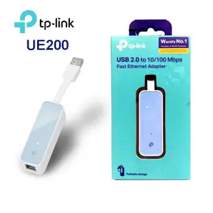 Tp-link UE200 USB 2.0 轉以太網 LAN 網絡適配器 TPLink 電纜