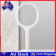 Rotating Head Fly Swatter Racket Rechargeable Bug Zapper Racket for Home Indoor