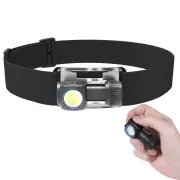 Astrolux® HM01 Lightweight L-Shape Running Headlamp 800LM 87M Throw White and Red Light LED Portable Flashlight Power by