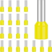 Hanibos Wire End Ferrules 6 mm² Set for Cable Connection (6 mm² x 12 mm) - Insulated