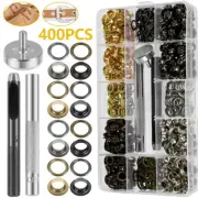 400 Set Grommet Kit 3/16inch Eyelets Punch Kit with Hole Punch Tool 4 gudaB