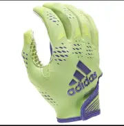ADIDAS ADIZERO 12 ALTER EGO ADULT GLOVES AF1591 GREEN / PURPLE SIZE 2XL NEW
