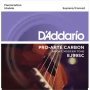 Daddario EJ99SC Pro-Arte Carbon Ukulele Strings Soprano / Concert, New!