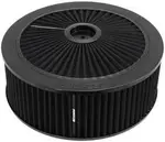 Aeroflow 14" X 5" Full Flow Assembly 5-1/8" 1-1/8" Drop , Black, - AF2251-3070