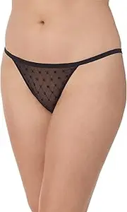 [DKNY] Women's Monogram Mesh String Bikini Panty