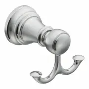 Moen YB8403CH Chrome Weymouth Double Robe Hook