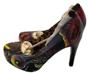 Iron Fist ‘Carl’ Platform Heels Horror Size 9US Women's Shoes Studded Heel Strap
