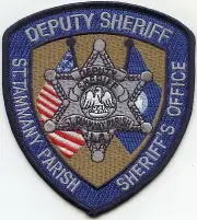 SAINT ST TAMMANY PARISH LOUISIANA DEPUTY SHERIFF POLICE PATCH