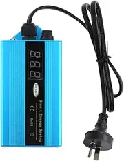 Intelligent Power Energy Saver 50KW 90-265V Intelligent Electricity Saving Box Saving Power Resources Up to 35% with AU Plug LED and Wall Hook for Home/Office/Factory/School Use