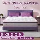 Sweetlove Mattress NO Spring Lavender Memory Foam Bed Queen Double King Single