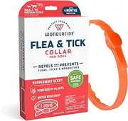 Wondercide Dog Collar - Flea, Tick, and Mosquito Repellent, Prevention for Dogs - with Natural Essential Oils - Pet and Family Safe - Up to 4 Months Protection