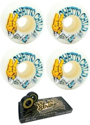 Ghetto Child Imagine Skateboard Wheels - 52mm 99a + bearings