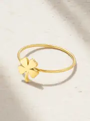 [Jennifer Meyer] Jennifer Meyer - Mini Clover 18-karat Gold Ring - 3 3 Gold