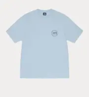 Stussy C Thru Pigment Dyed Tee Baby Blue Large New With Tags