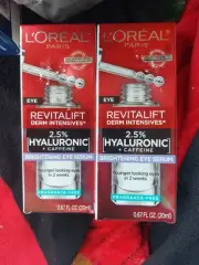 (2)New Loreal Revitalift Derm Intensives Brightening Eye Serum 0.67Fl Oz
