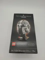 LEGO Star Wars: The Mandalorian Helmet (75328) Pedro Pascal Grogu Disney Display